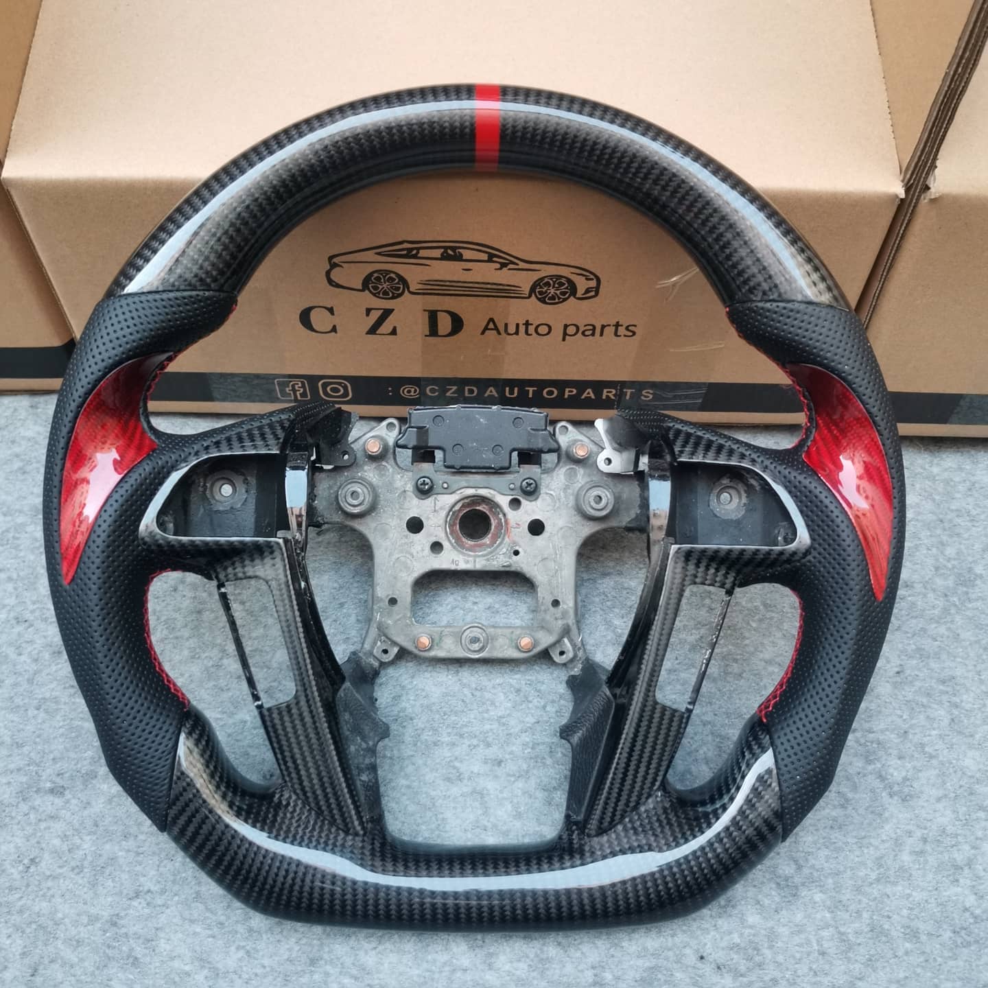 Honda Accord Carbon Fiber Steering Wheel - Rooney Wheels